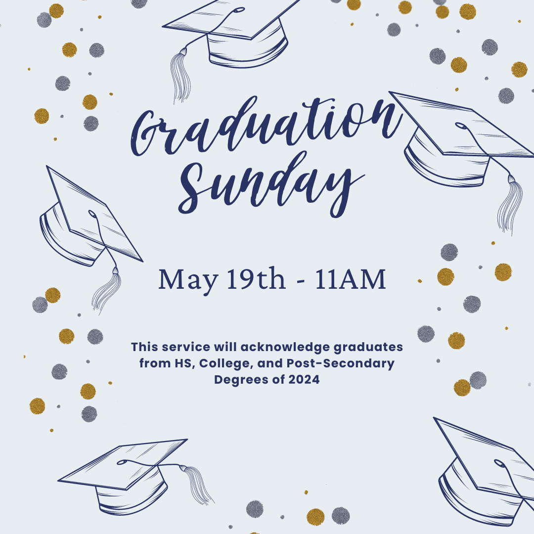 blue and gold graduation party invitation (instagram post) 3