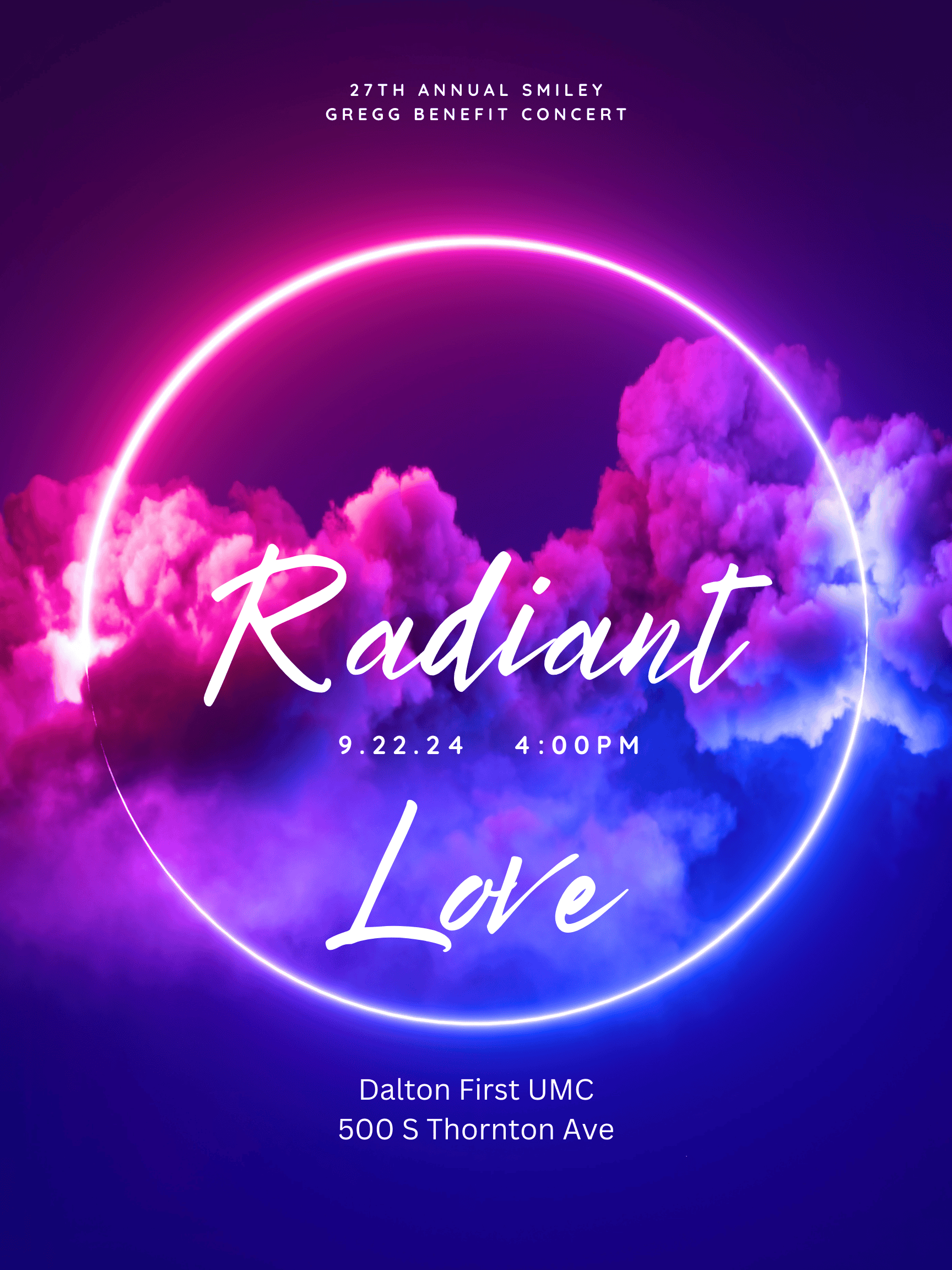 radiant love flyer